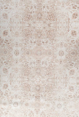 Lumiere Beige Polyester Dhurrie