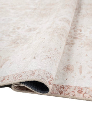 Lumiere Beige Polyester Dhurrie