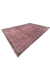 Caldris Burnt Orange Polyester Rug