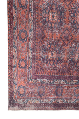 Caldris Burnt Orange Polyester Rug