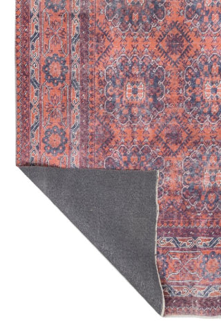 Caldris Burnt Orange Polyester Rug