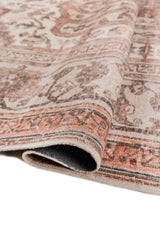 Seraph Beige Polyester Dhurrie