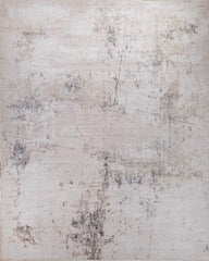 Relic Ivory Polyester Dhurrie