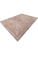 Vittori Terracotta Polyester Dhurrie