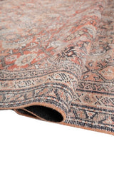 Vittori Terracotta Polyester Dhurrie