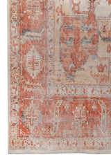 Zevarin Apricot Orange Polyester Rug