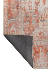 Zevarin Apricot Orange Polyester Rug