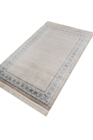 Soft Oriental Rug 4X6 Ft | White Mahogany Carpet For Living Room, Bedroom, Dining Room