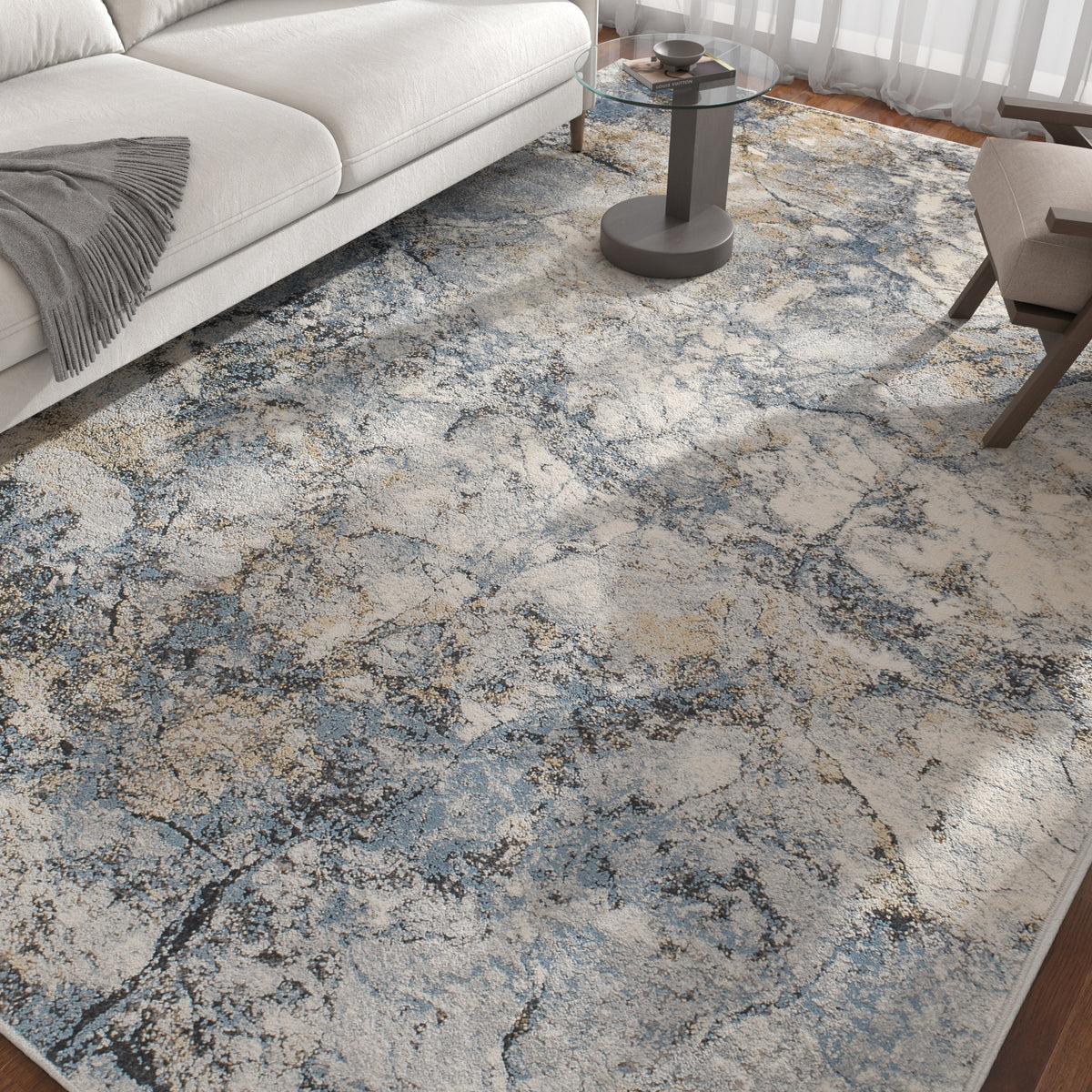 Asterlane Deep Navy & Siam Blue Rug