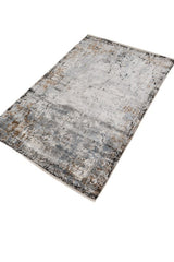 Zerion Gray Polypropylene Rug
