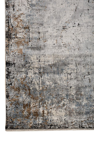 Zerion Gray Polypropylene Rug