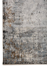 Zerion Gray Polypropylene Rug