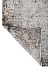 Zerion Gray Polypropylene Rug