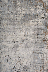 Zerion Gray Polypropylene Rug