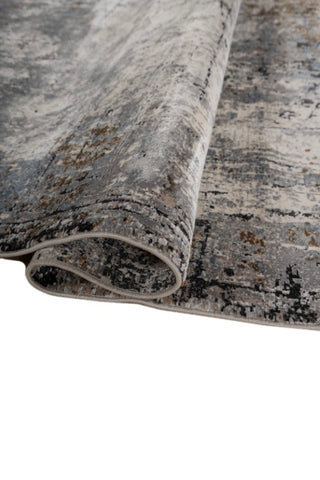 Zerion Gray Polypropylene Rug