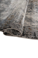 Zerion Gray Polypropylene Rug
