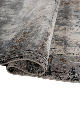 Soft Abstract Rug 4X6 Ft | Chicory Ink Blue Carpet For Living Room, Bedroom, Dining Room