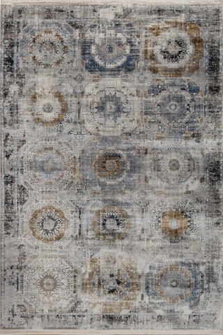 Orlixa Gray Polypropylene Rug