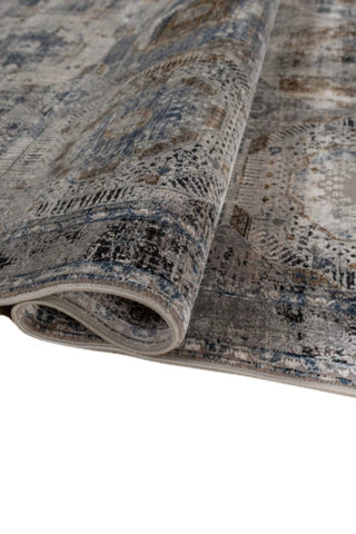 Orlixa Gray Polypropylene Rug