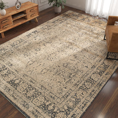 Asterlane Sunflower & Peacock Blue Rug