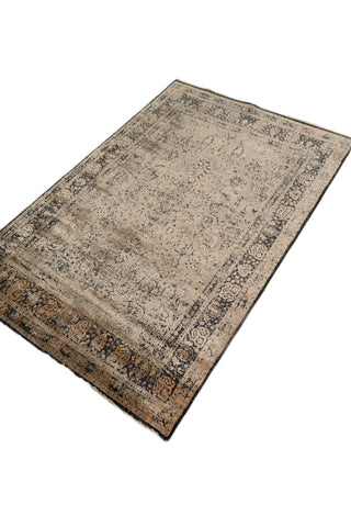 Soft Oriental Rug 4X6 Ft | Sunflower Peacock Blue Carpet For Living Room, Bedroom, Dining Room