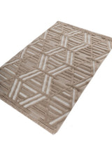 Zeriva Peach Polypropylene Rug