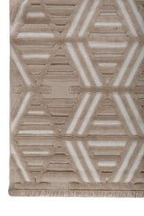 Zeriva Peach Polypropylene Rug