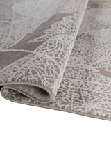 Elvara Taupe Polypropylene Rug