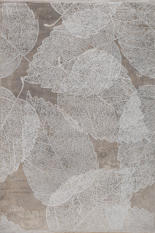 Soft Abstract Rug 4X6 Ft | White Twine Carpet For Living Room, Bedroom, Dining Room