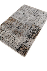 Kireon Gray Polypropylene Rug