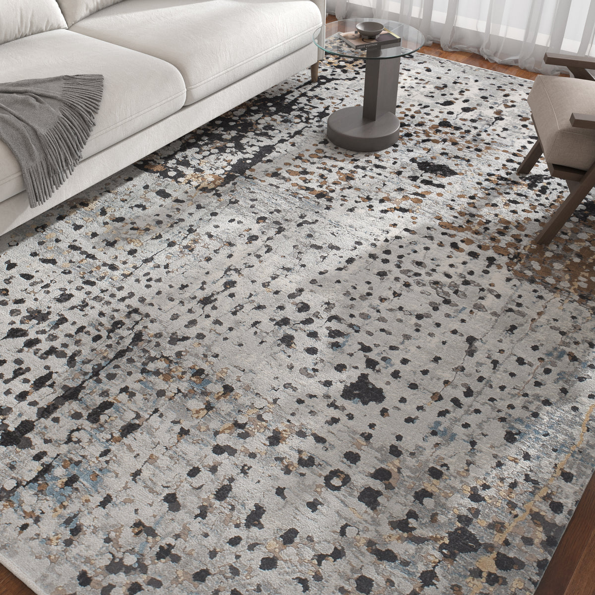 Asterlane London Fog & Inky Sea Rug