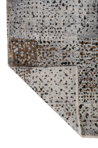 Soft Abstract Rug 4X6 Ft | London Fog Inky Sea Carpet For Living Room, Bedroom, Dining Room