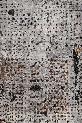 Soft Abstract Rug 4X6 Ft | London Fog Inky Sea Carpet For Living Room, Bedroom, Dining Room