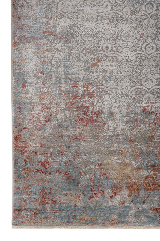 Zavira Blue Polypropylene Rug