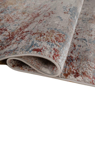 Zavira Blue Polypropylene Rug