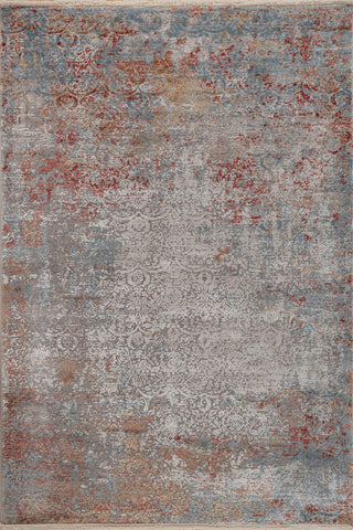 Soft Abstract London Fog Deco Rose Carpet