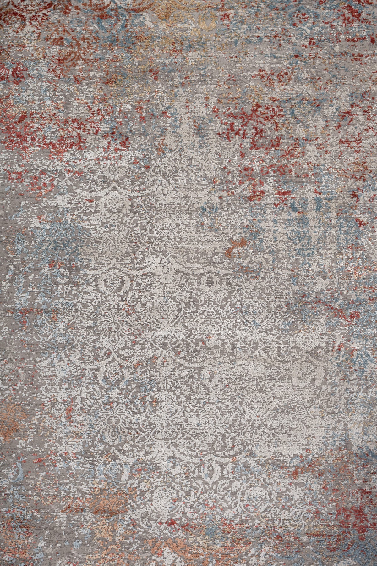 Soft Abstract London Fog Deco Rose Carpet