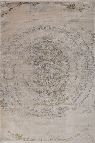 Soft Abstract Rug 4X6 Ft | Winter White Green Carpet For Living Room, Bedroom, Dining Room