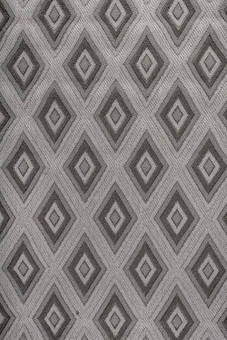 Drevon Steel Gray Polypropylene Rug