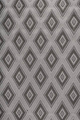 Drevon Steel Gray Polypropylene Rug