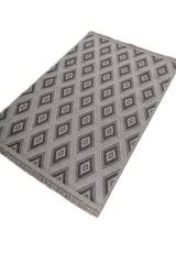 Asterlane Steel Gray & Cyan Blue Rug