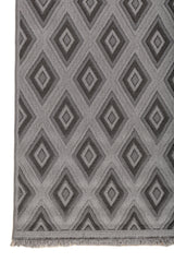 Asterlane Steel Gray & Cyan Blue Rug