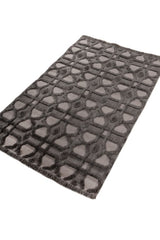 Orvith Charcoal Gray Polypropylene Rug