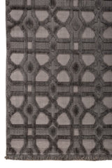 Orvith Charcoal Gray Polypropylene Rug