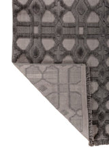 Orvith Charcoal Gray Polypropylene Rug