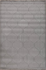 Asterlane Steel Gray & Cyan Blue Rug