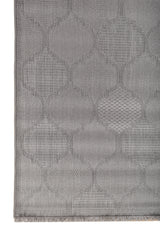 Asterlane Steel Gray & Cyan Blue Rug