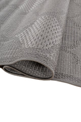 Asterlane Steel Gray & Cyan Blue Rug