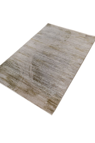 Soft Abstract Rug 4X6 Ft | London Fog Green Carpet For Living Room, Bedroom, Dining Room