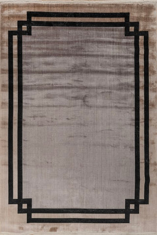 Zorvyn Taupe Polypropylene Rug